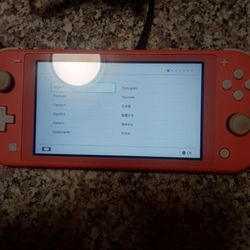 Pink Nintendo Switch Lite