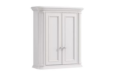 NEW! ALLEN + ROTH Wrightsville Soft Close Bathroom Wall Cabinet – Swan White Model # 1116WC-26-201