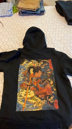 Men’s black graphic hoodie