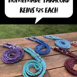 Handmade Adjustable Custom Reins