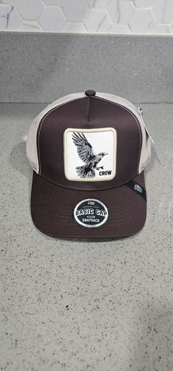 Basic Cap Crow Snapback Trucker Hat