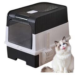 Cat Litter Box Enclosed 