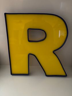 Large Marquee Letter R Light Up Sign
