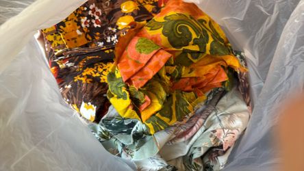 Bag of Vintage fabric!