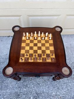 Vintage Chess Table