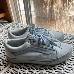 Baby Blue Vans Shoes