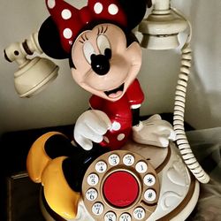 Older Micky Mouse Rotary Phone 