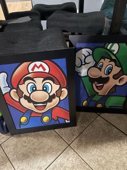 Mario and Luigi Framed Wall Art Set