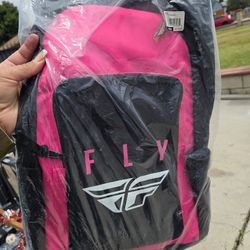 Hot pink women backpack