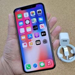 iPhone X, Factory Unlocked,  Excellent Condition,  LIKE NEW 