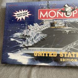 1998 Monopoly US Navy Board Game (Sealed - Never Been Used)