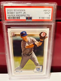 Bobby Witt Jr rookie PSA 9