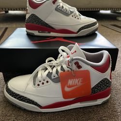 Jordan Retro 3 Fire Reds