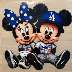 Minnie Mickey Dodger Heat Transfer 