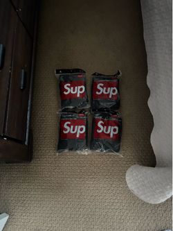 Black Supreme socks
