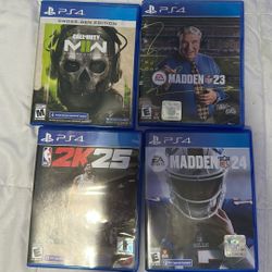 PS4 games 