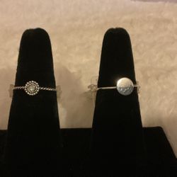 Sterling Silver 925 Rings (size 8.5)
