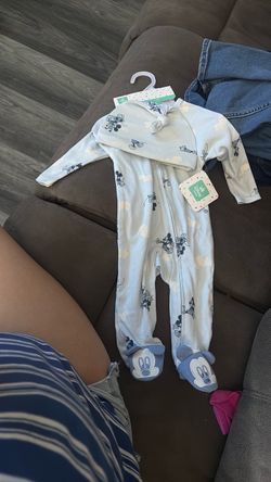 3/6 month Boy Disney onesie and beanie