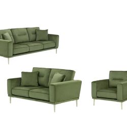 Macleary Moss Sofa Loveseat Chair 

