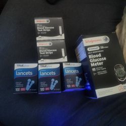 Walgreens  Blood Glucose Meter And Suplplies