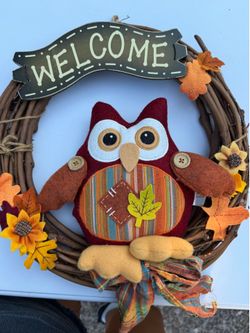 Owl wreath