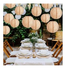 24 Pack Woven Decorative Lanterns