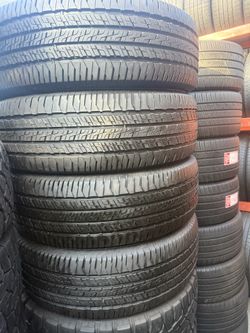 4 used tires 265/70r18 🤑free installation ‼️👌 80% tread