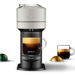 Nespresso BNV520GRY Vertuo Next Espresso Machine by Breville, Light Grey
