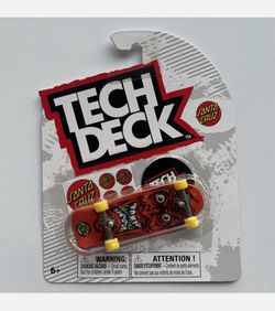 Tech Deck Santa Cruz ROB ROSKOPP DESIGNS Red Devil Fingerboard Rare