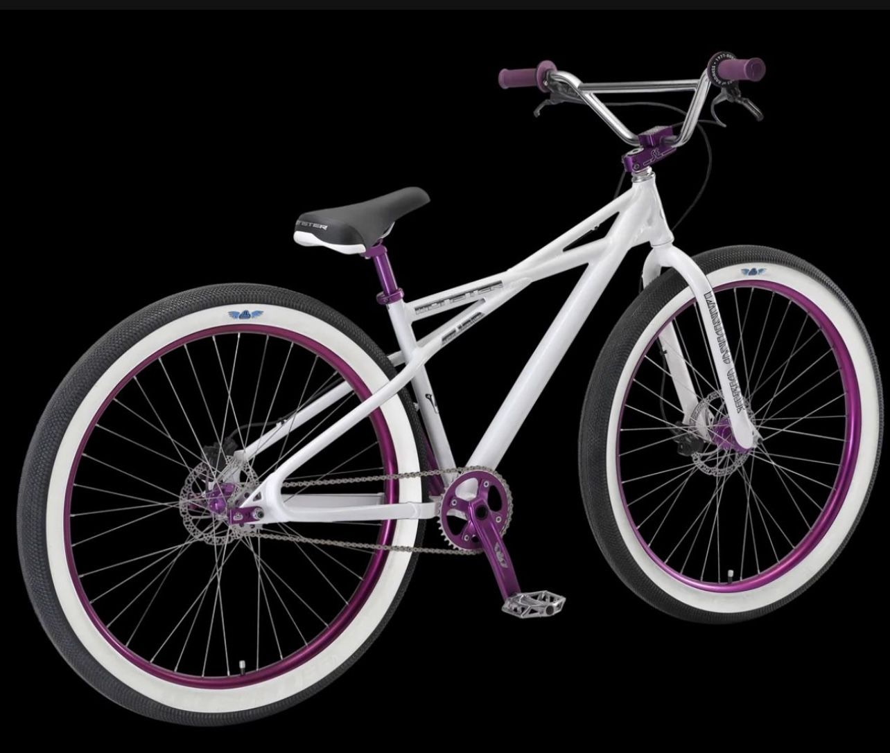 SE Bikes Monster Quad 29 BMX Bike Arctic White