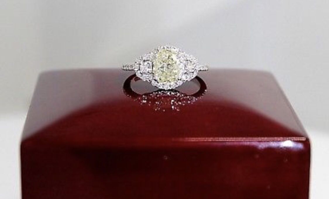 CERTIFIED Amazing diamond ring. 2 carats total weight. Has Appraisal!