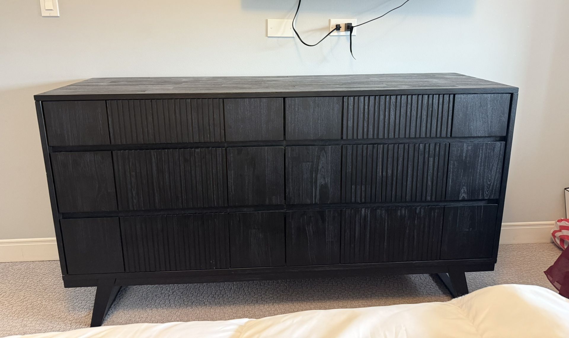 Mid-Century modern Black Dresser