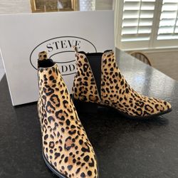 Steve Madden Leopard Print Calf Boots