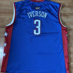 Vintage y2k Reebok Allen Iverson All-Star Jersey Size 2XL #allstar #basketball