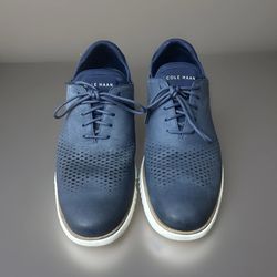 Cole Haan Zerogrand Stitchlite Oxford Navy Mens Size 9M Casual Dress