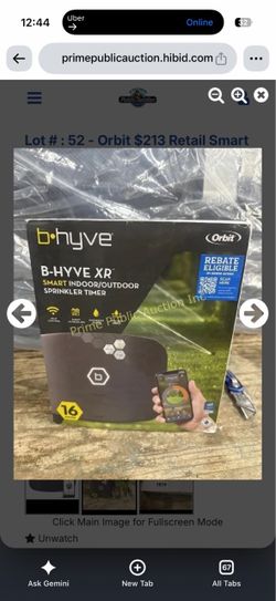 Orbit B Hyve XR 16 Station Smart WiFi Indoor Outdoor Sprinkler Timer