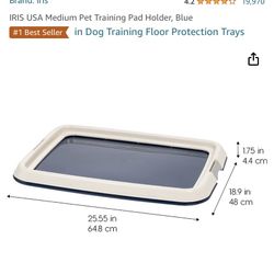 IRIS USA Opened Package Pee Pads Pad Holder for Dogs AND 200 Pads Dog and Puppy Pee Pads - Sold Separately with Leak-Proof