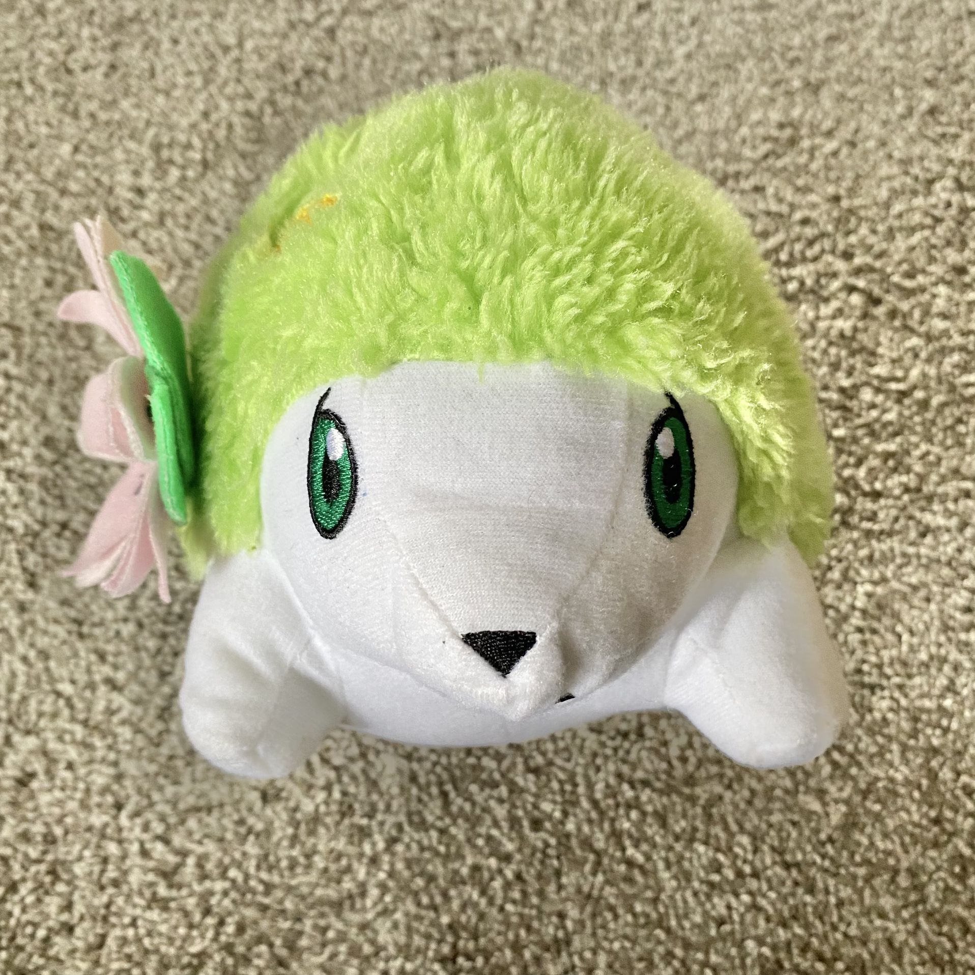 Pokémon 2010 Shaymin Land Forme Plush Stuffed Soft Toy Factory Nintendo