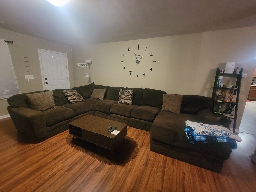 Brown Sectional