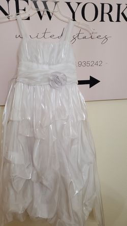 Flower wedding pagent girl dress