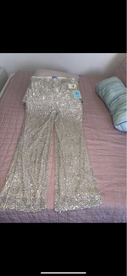 CECE pants, sequins, lined inside, medium stretch size, new with tags.