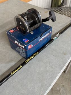Penn 330 GTi graphite reel + rod