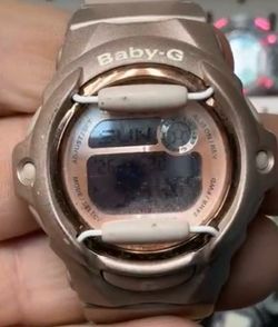 Casio Baby G Shock BG-169G Beige Adjustable Watch *New Battery
