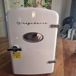 Frigidaire 6-Can Retro Mini Fridge New.