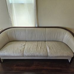 Tan Leather Couch