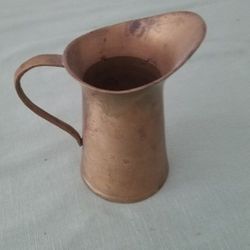 Miniature brass pitcher