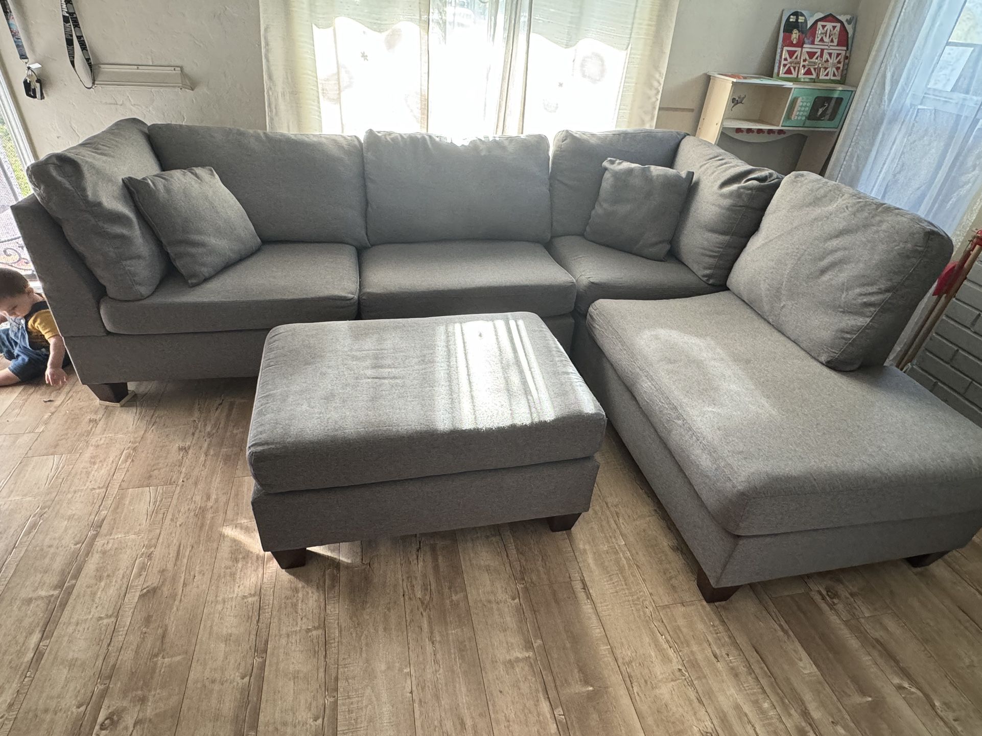 Interchangeable L Shape Couch