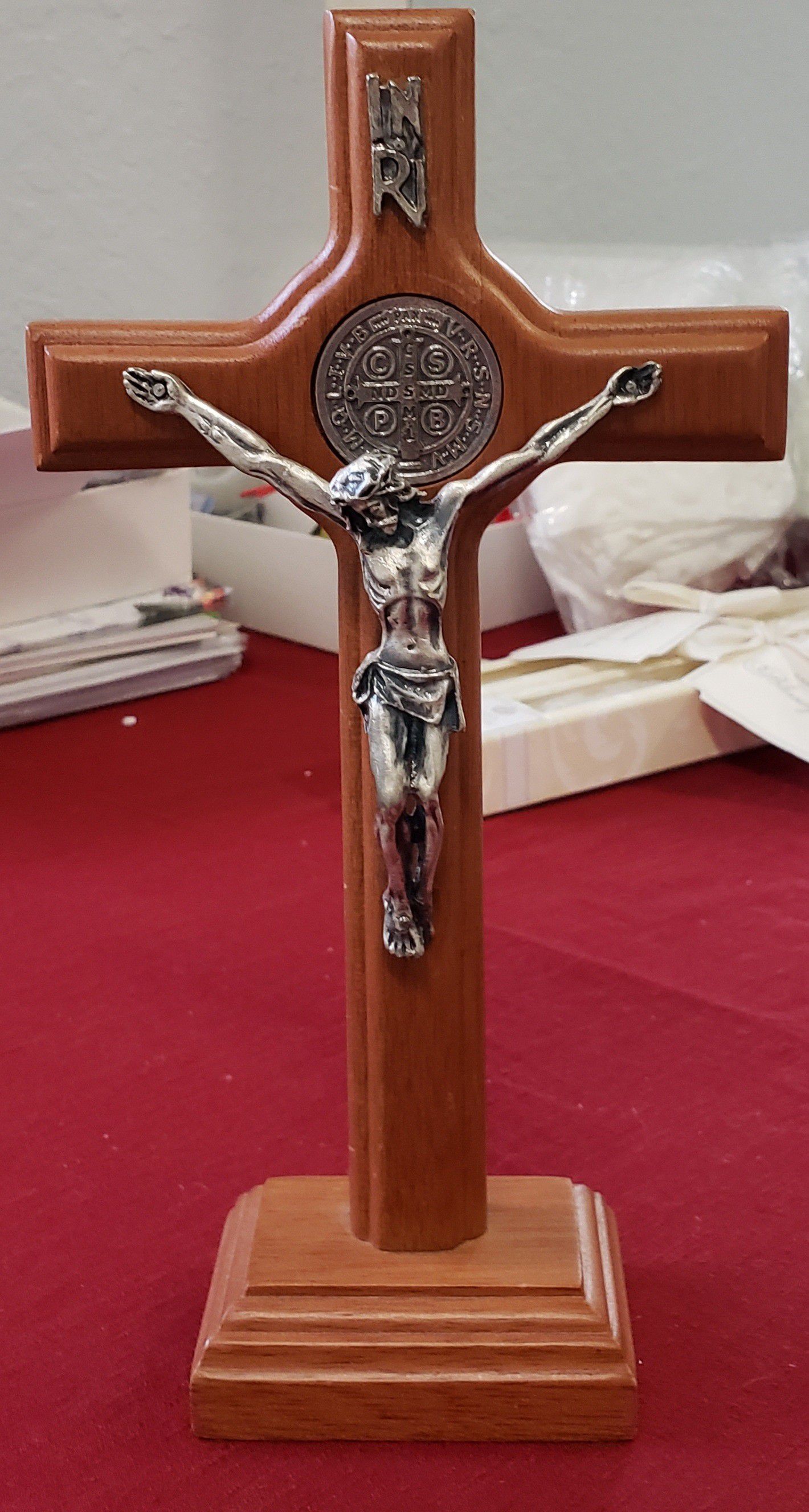 Cross on stand