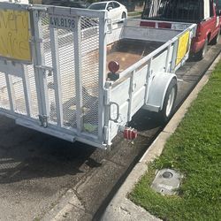Registered trailer 5x12 very good trailer got injured must sell