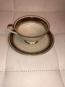 Schumann Arzberg Bavaria Beautiful Teacup & Saucer. Fine China. Made In Germany